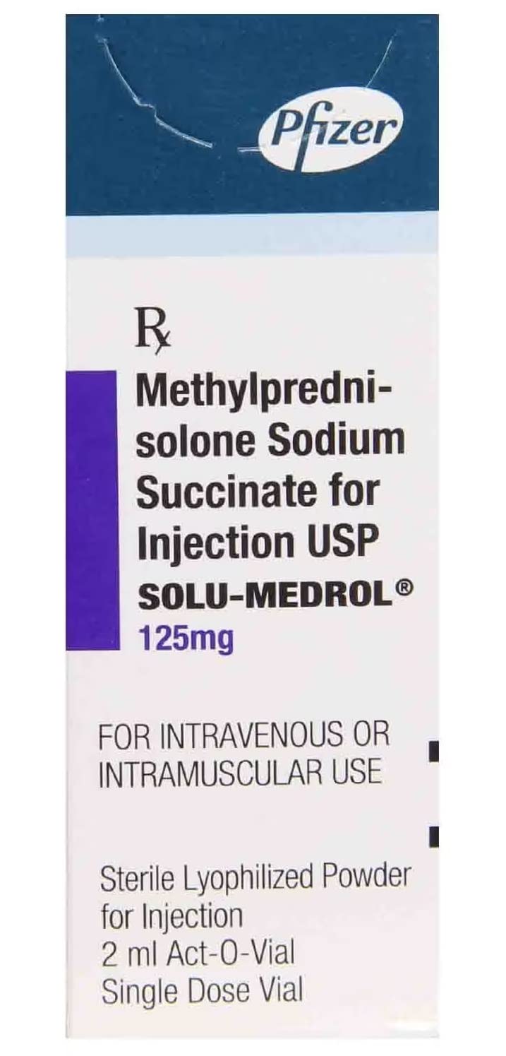 Solu Medrol 125mg - Vial of 1 Injection