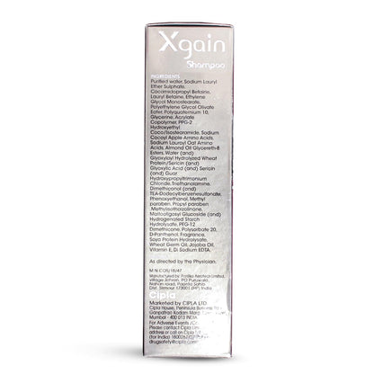 Cipla Xgain Shampoo | 2 in 1 Volumizing Formula | pH Balanced | Enhance Hair Volume and Shine | 200 ML (Pack of 1)