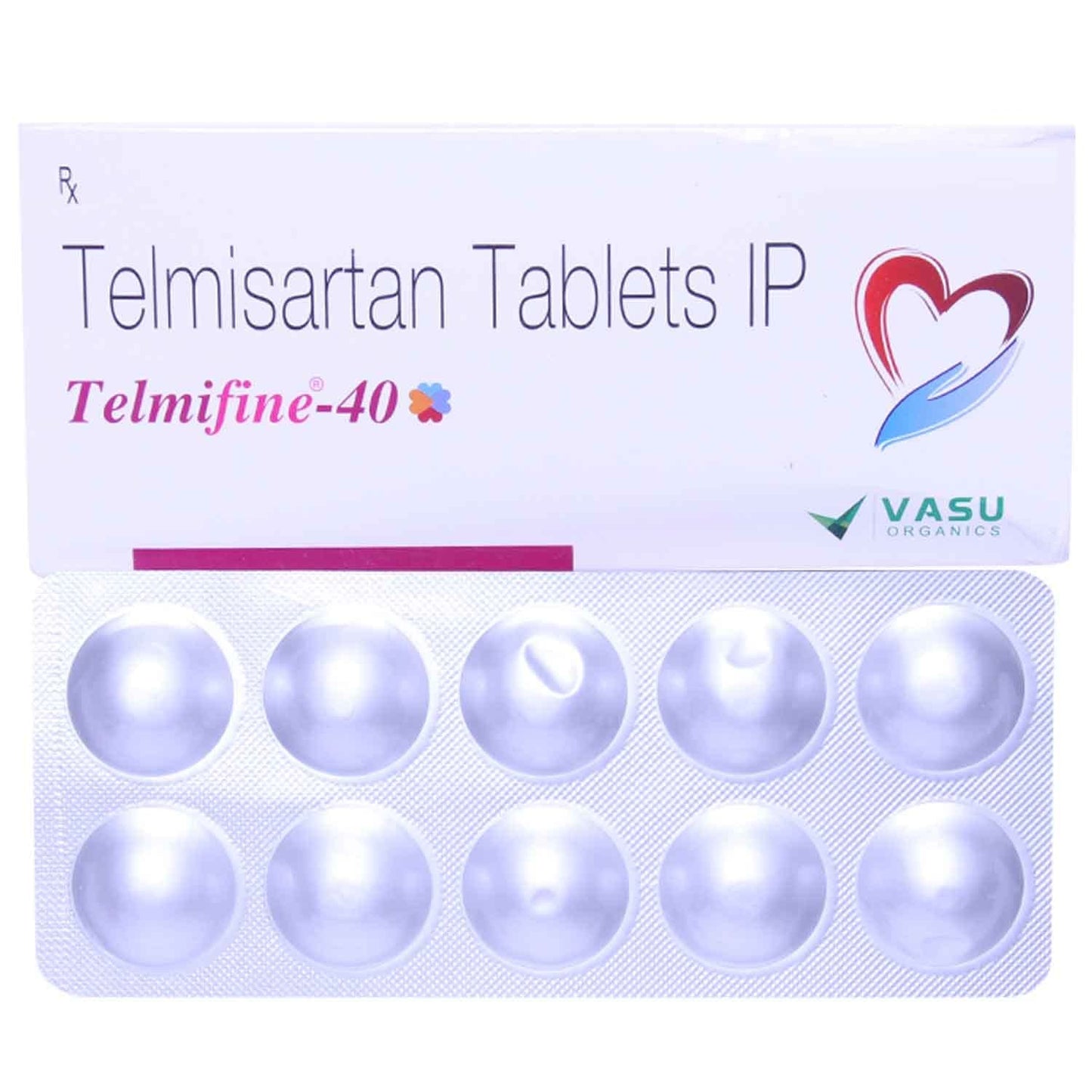 Telmifine 40MG - Strip of 10 Tablets