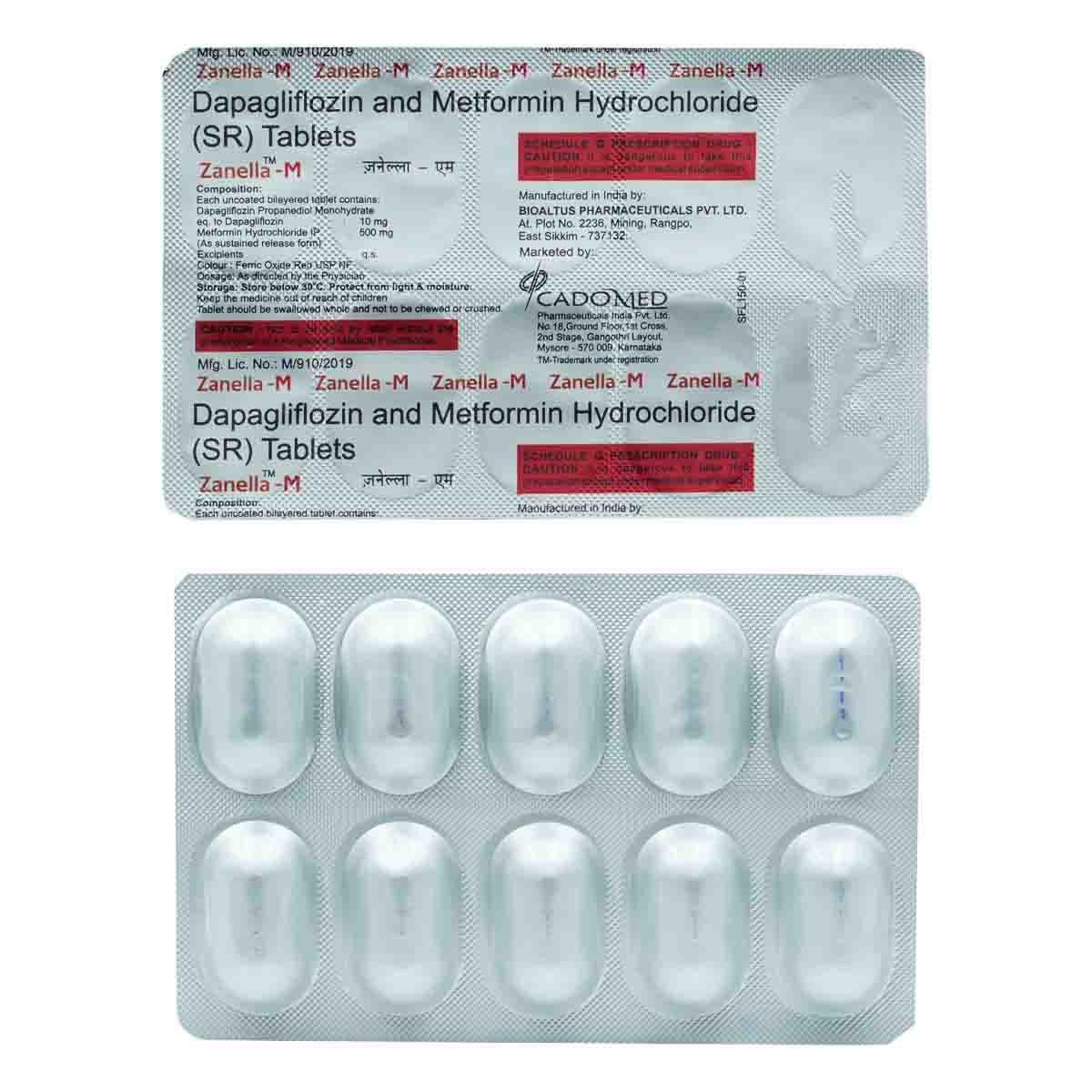 Zanella - M - Strip of 10 Tablets