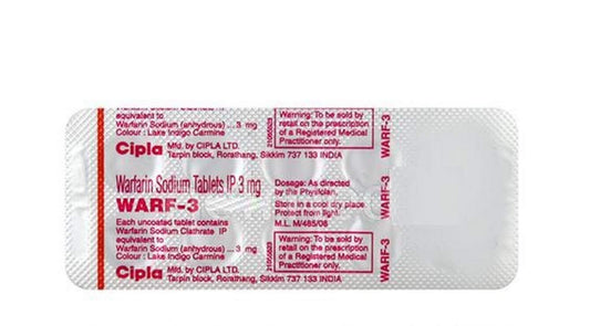 Warf 3mg - Strip of 10 Tablets