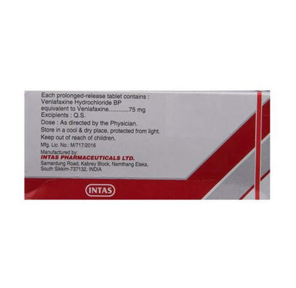 Ventab XL 75mg - Strip of 10 Tablets