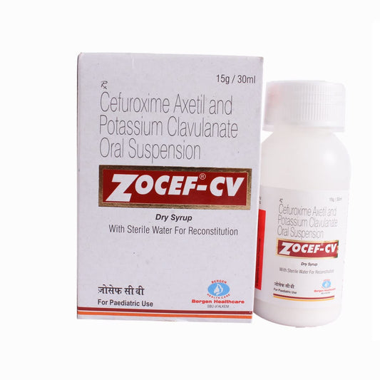 Zocef CV - Bottle of 30 ml Dry Syp