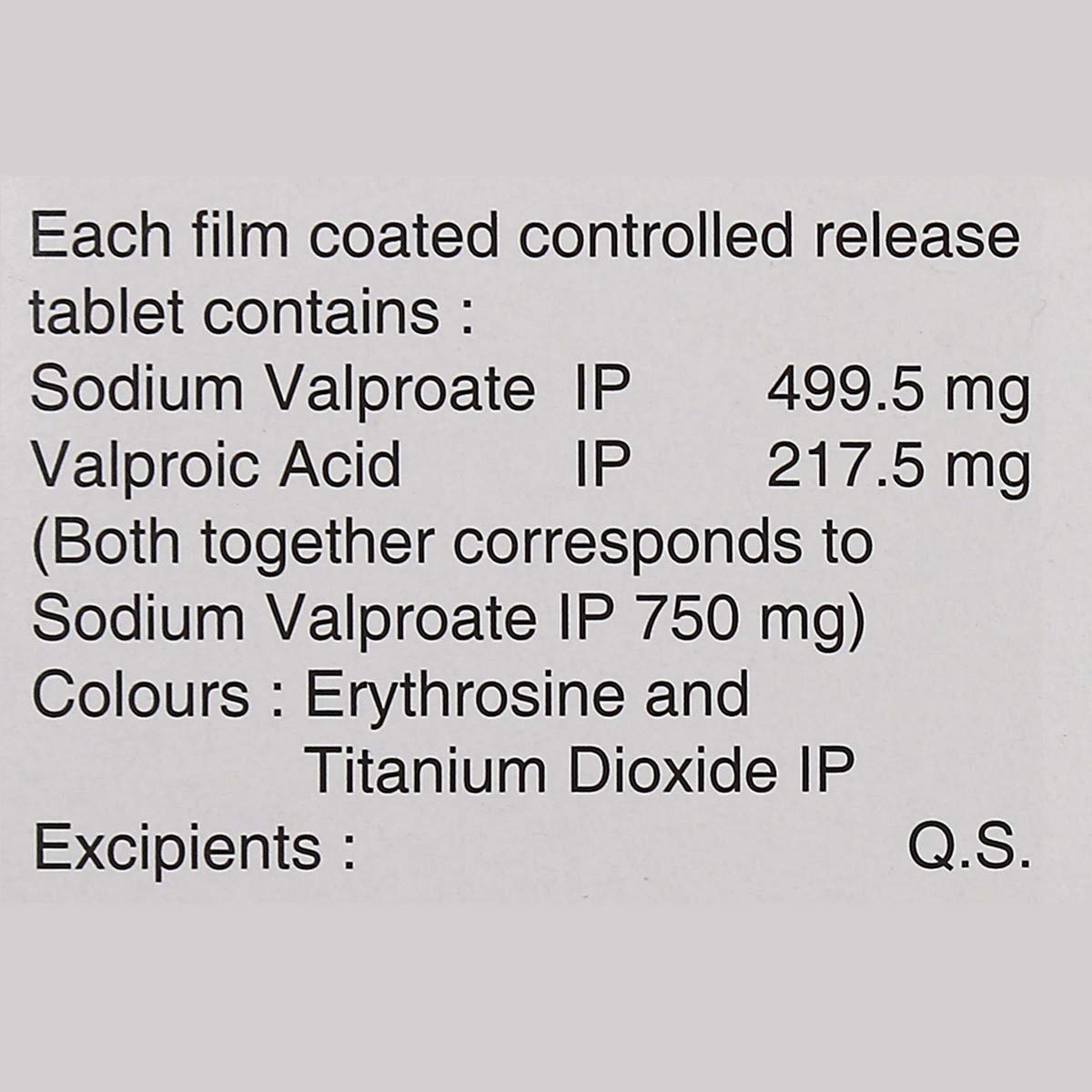 Valprol-CR-750 - Strip of 10 Tablets