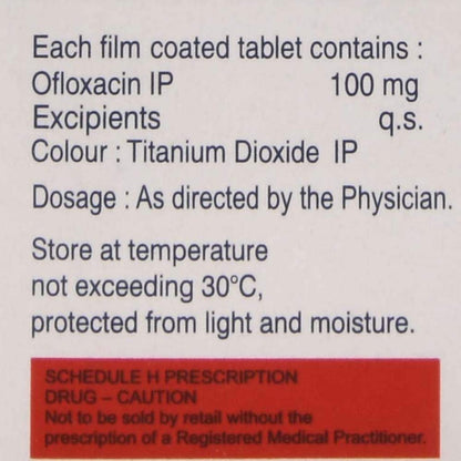 Zanocin 100 - Strip of 10 Tablets