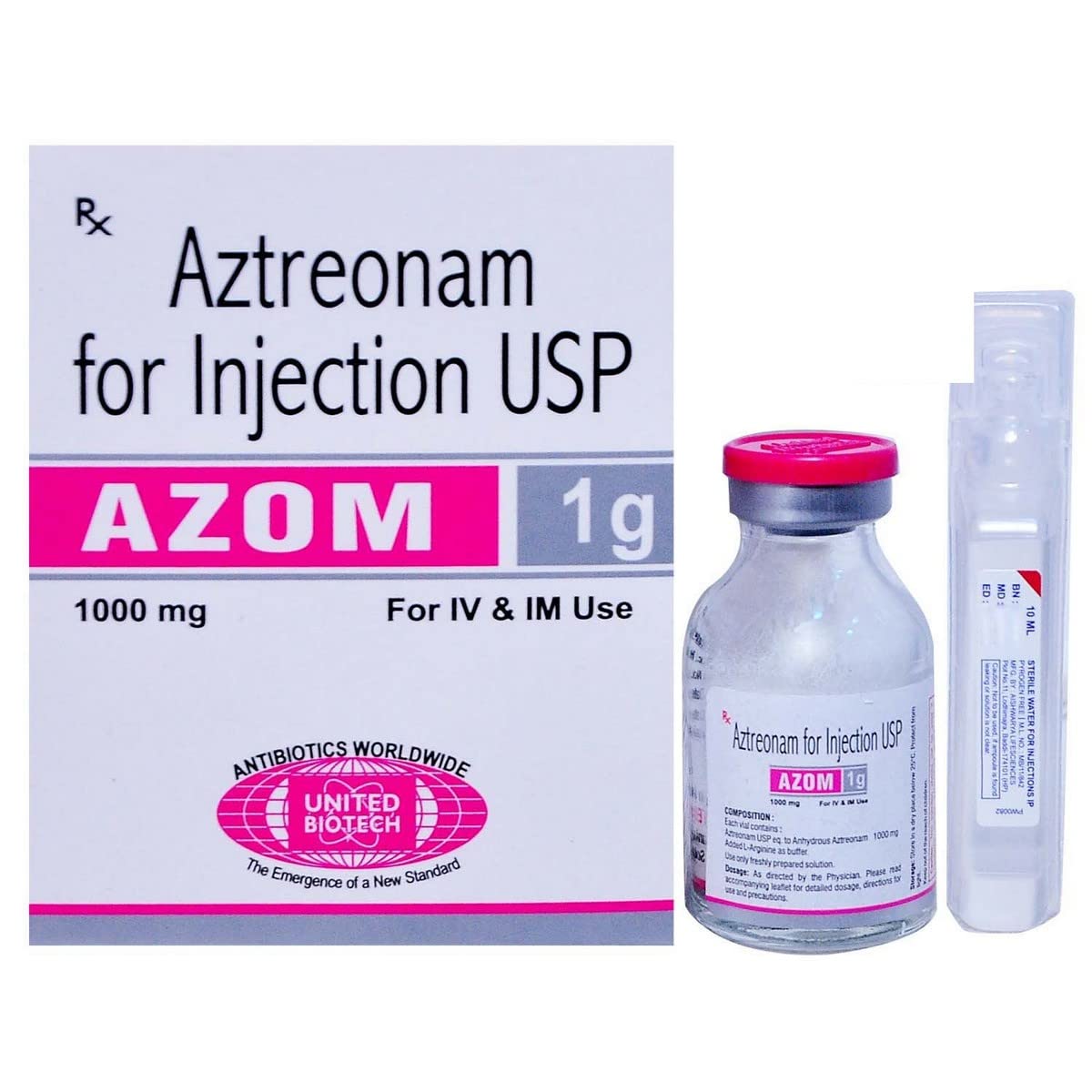 Azom - Vial of 1 gm Injection