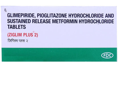 ZIGLIM PLUS 2 mg - Strip of 10 Tablets