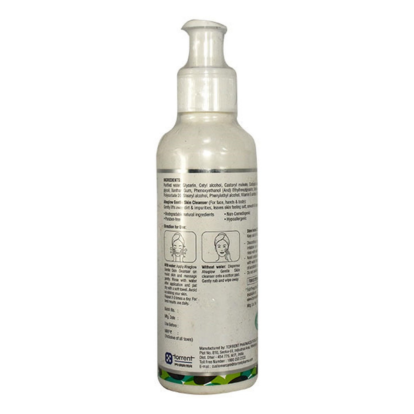 Ahaglow - Bottle of 125ml Gentle Skin Cleanser