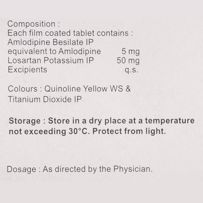 Amlokind-L - Strip of 10 Tablets