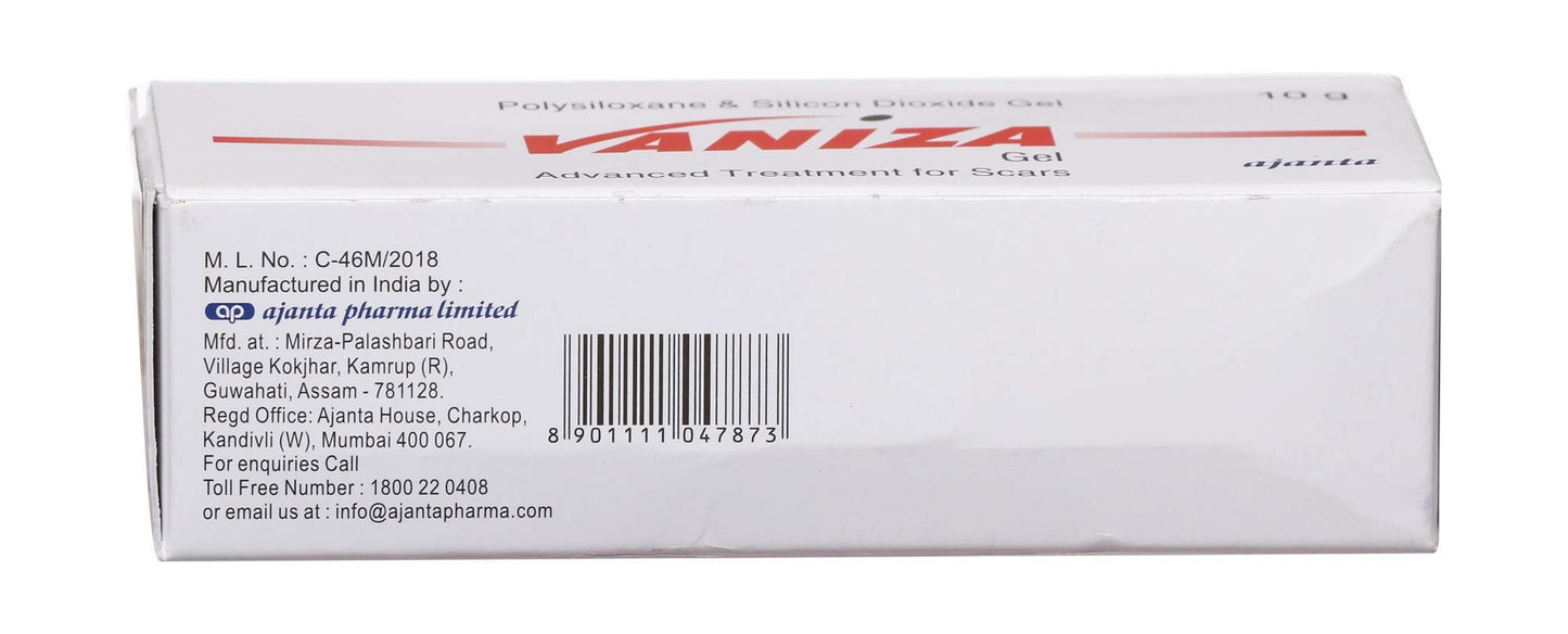 Vaniza - Tube of 10g Gel