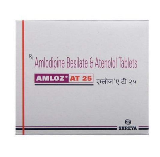 Amloz-At 25 - Strip of 14 Tablets