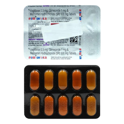 Vogs GM 1 - Strip of 10 Tablets