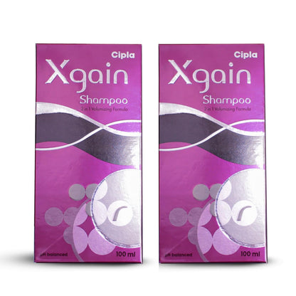 Cipla Xgain Shampoo | 2 in 1 Volumizing Formula | pH Balanced | Enhance Hair Volume and Shine | 200 ML (Pack of 1)