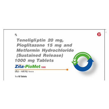 Zita-Piomet 1000 - Strip of 10 Tablets