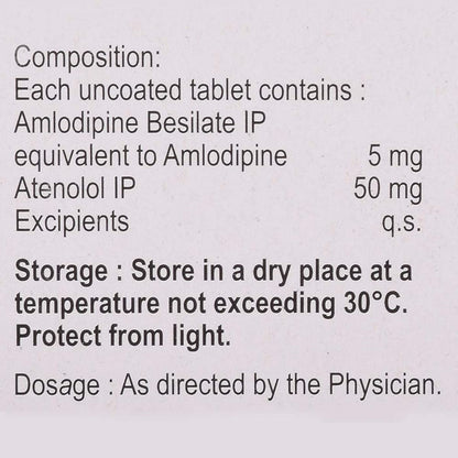 Amlokind-At - Strip of 15 Tablets