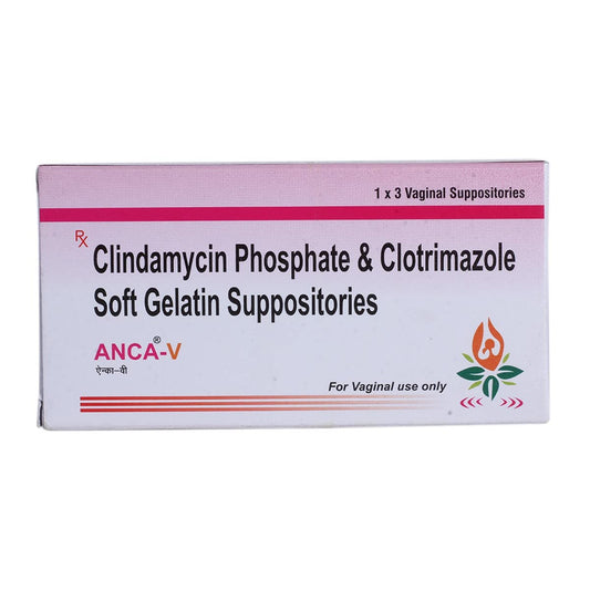 Anca-V Vaginal - Pack of 3 Suppositories