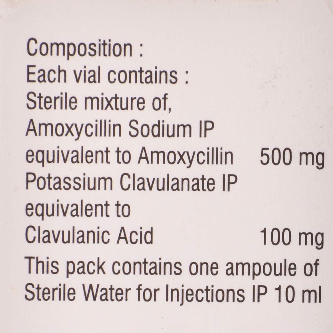 AUGPEN 600MG INJECTION