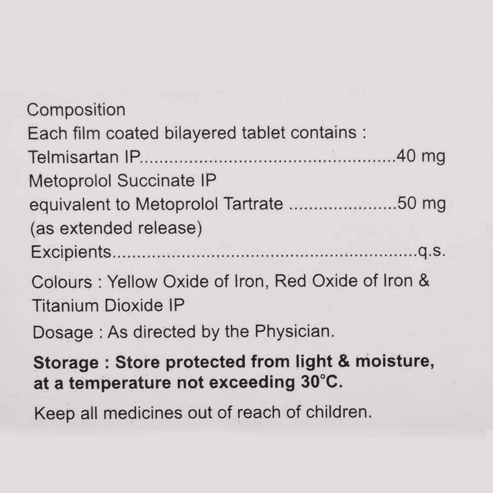 Telmijub Beta 50mg Tablet 10's