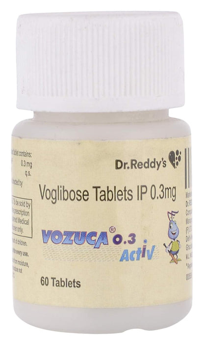 Vozuca Active 0.3mg - Bottle of 60 Tablets