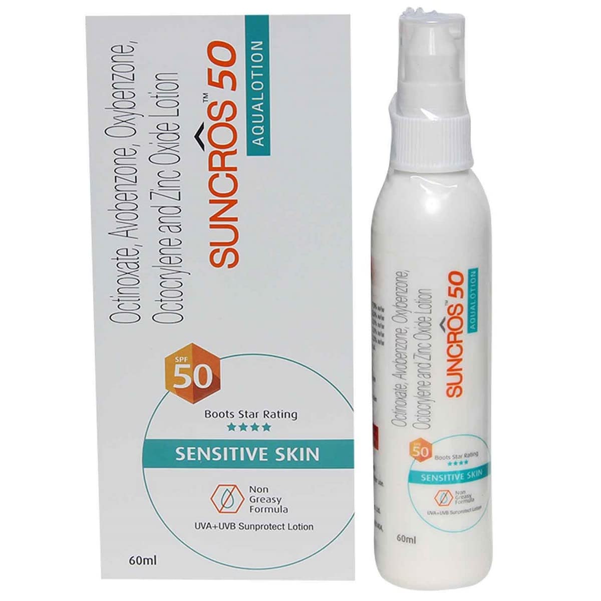 Suncros 50 - Bottle of 60ml Aqualotion