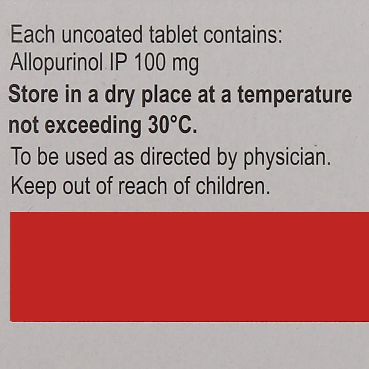 Zyloric - Strip of 10 Tablets