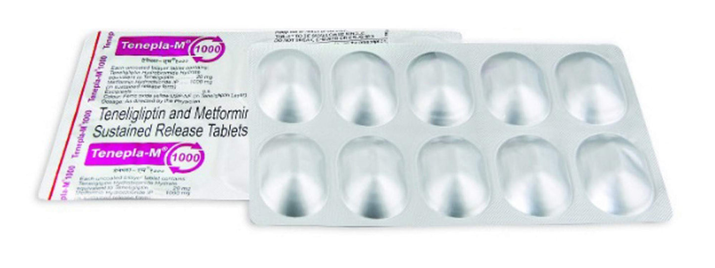 Tenepla M 1000 - Strip of 10 Tablets