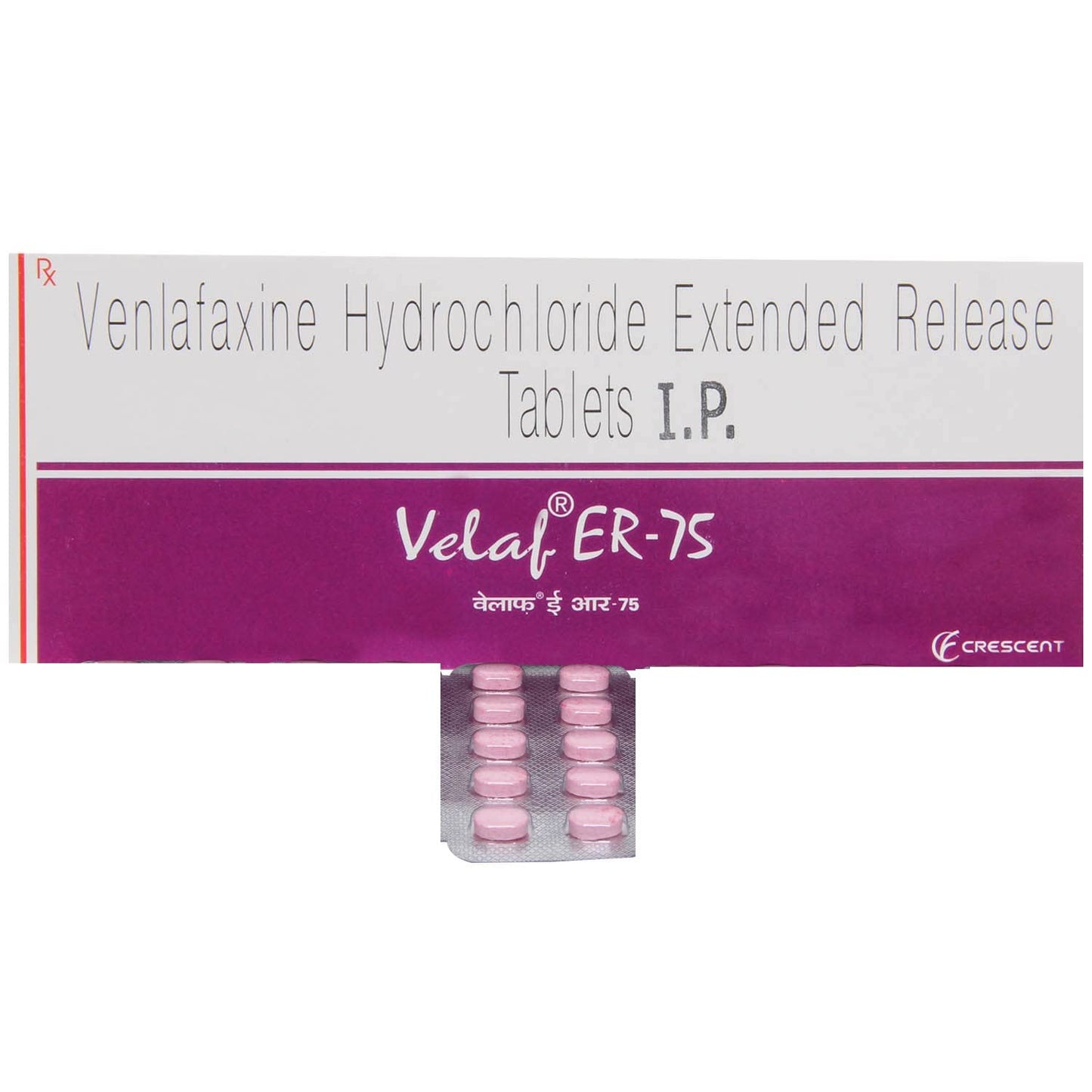 Velaf Er 75MG - Strip of 10 Tablets