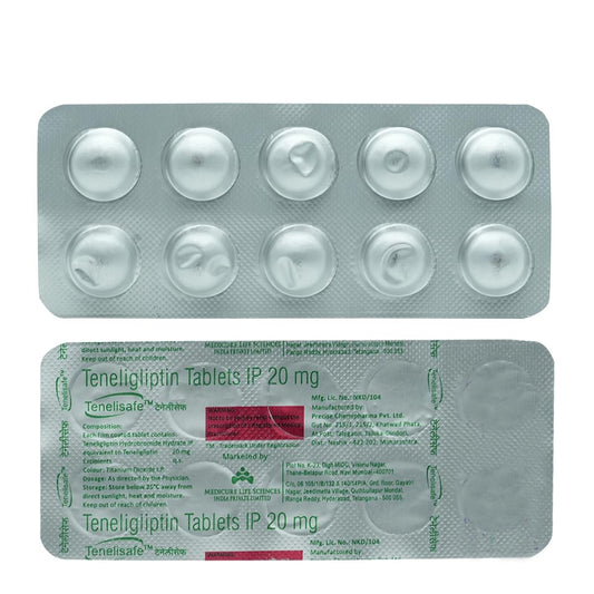 Tenelisafe 20mg - Strip of 10 Tablets