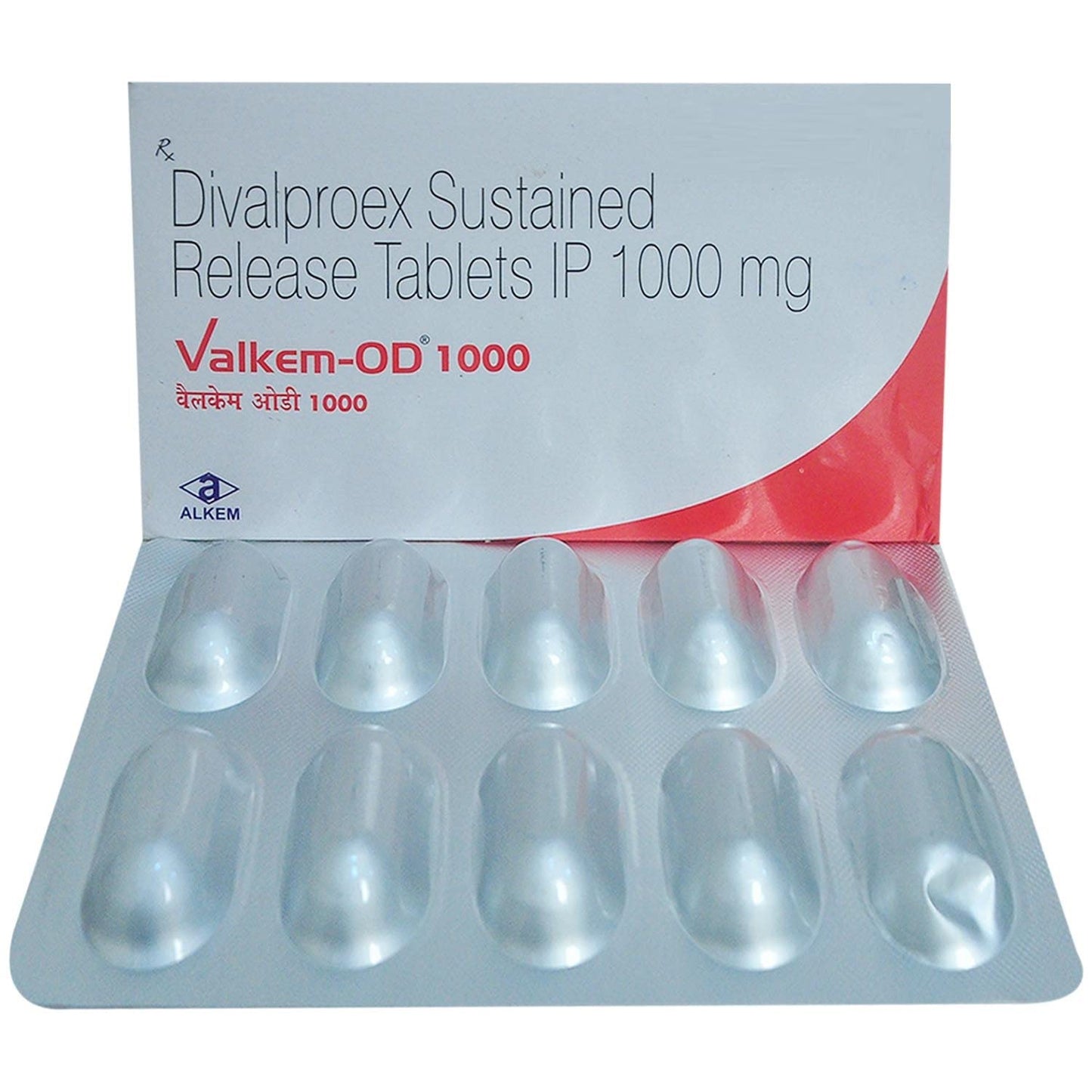 Valkem-OD 1000 - Strip of 10 Tablets