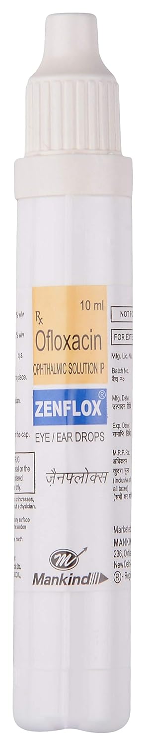 Zenflox - Bottle of 10 ml Eye/Ear Drops