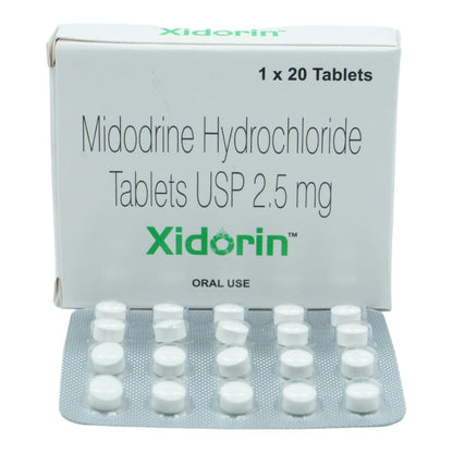 XIDORIN 2.5MG - Strip of 20 Tablets