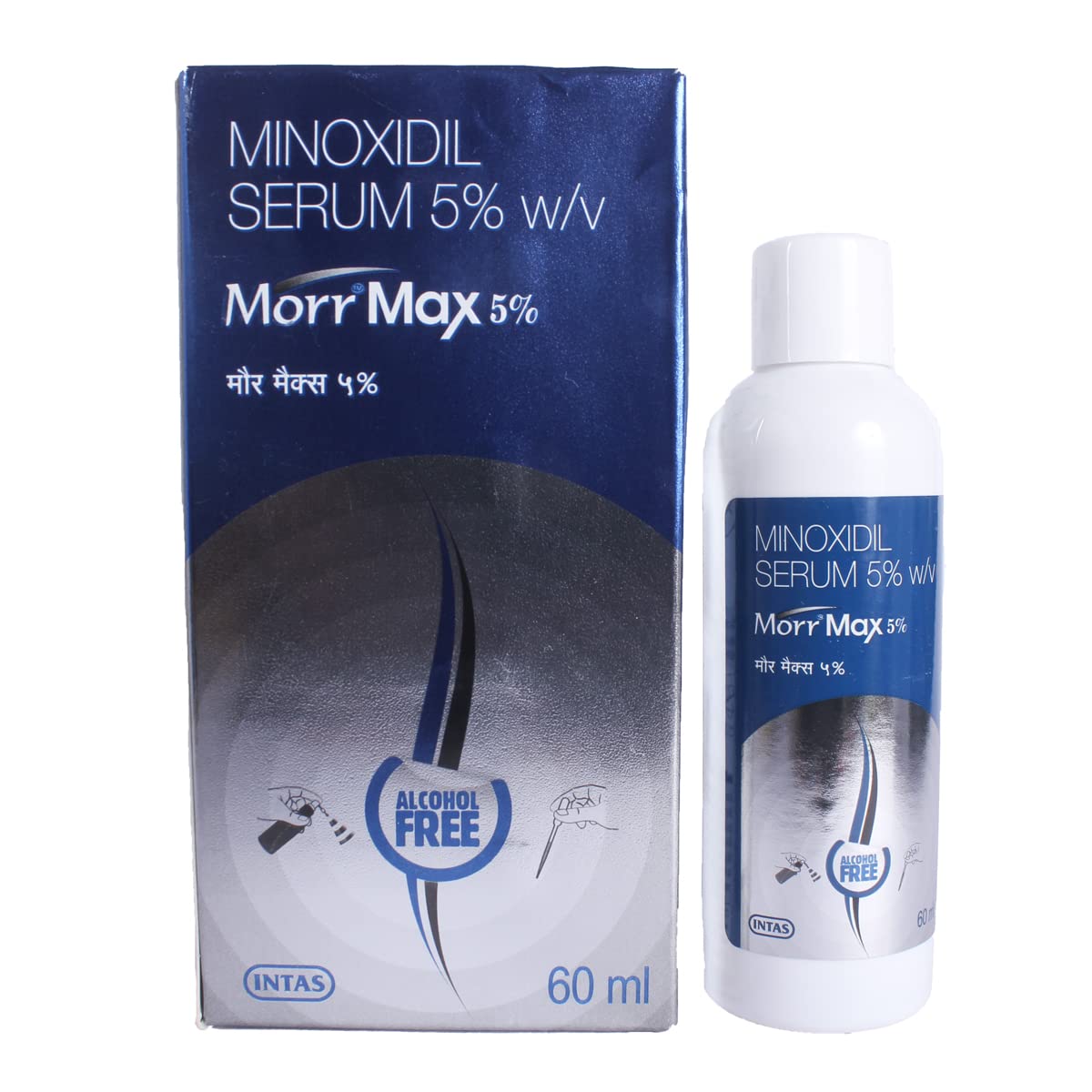 Morr Max 5% W/V - Bottle of 60ml Serum with Minoxidil