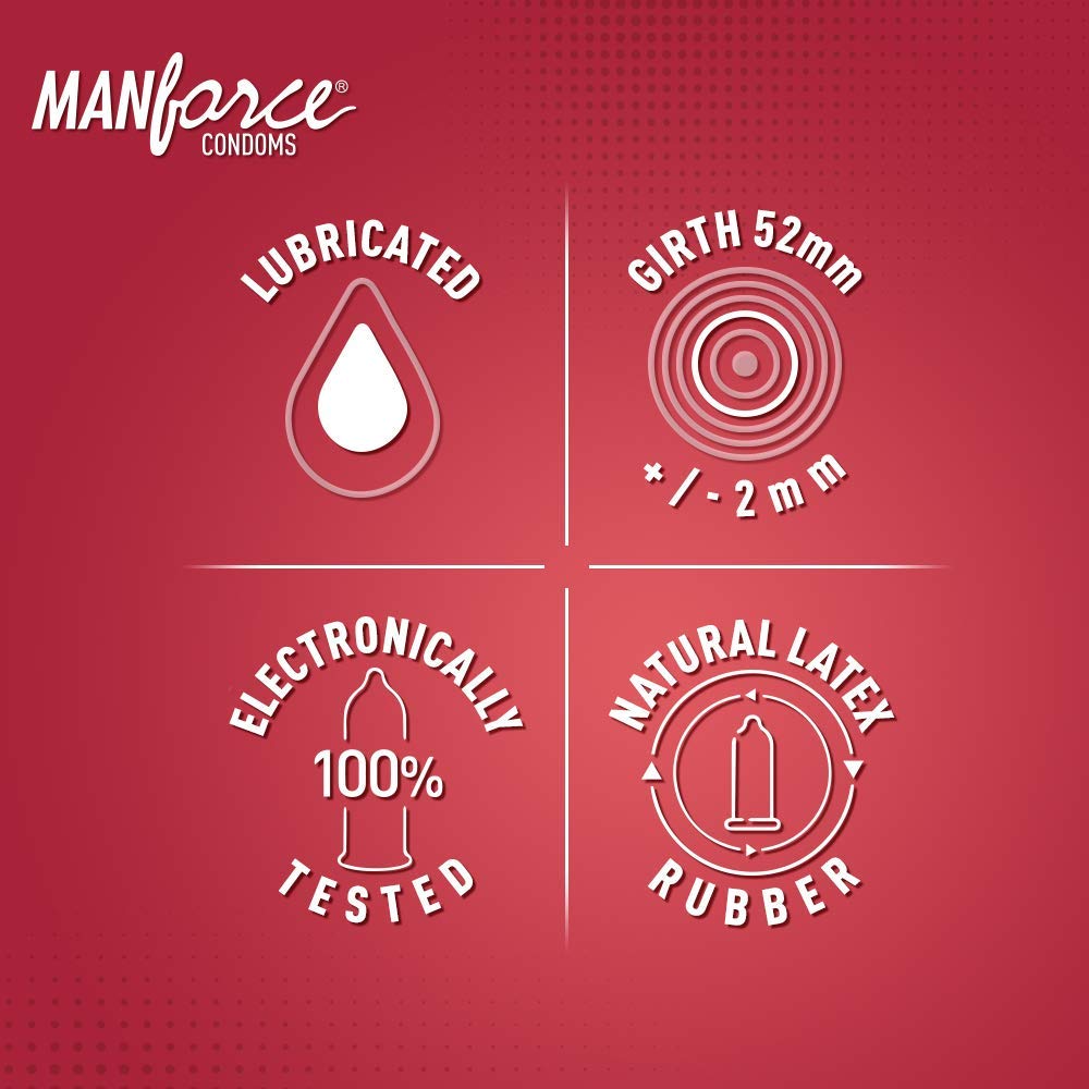 Manforce Sunny Edition Condoms | 10 pcs | Ribbed, Dotted & Anatomically Shaped Condoms | India’s No. 1* Condom Brand for Safe Sex