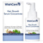 WishCare Hair Growth Serum Concentrate - 3% Redensyl, 4% Anagain, 2% Baicapil, Caffeine, Biotin & Rice Water - Rosemary Hair Serum for Hair Fall Control & Hair Growth 30ml