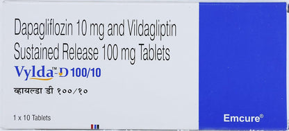 Vylda-D 100/10 Tablet 10's