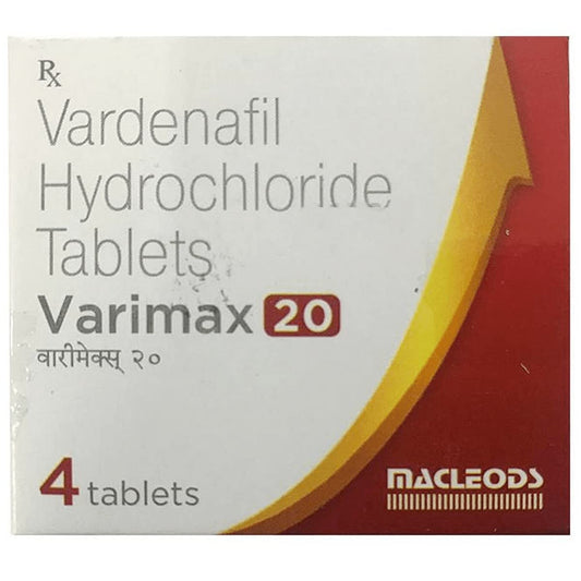 Varimax 20MG - Strip of 4 Tablets