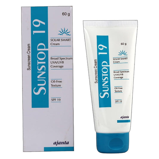 SUNSTOP 19 Sunscreen Cream SPF 19 - Tube of 60 g Cream