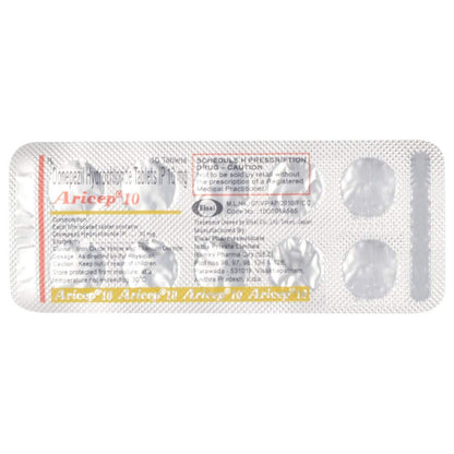 Aricep 10 - Strip of 10 Tablets