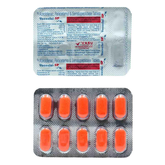 Voceclo-SP 100/325/15 - Strip of 10 Tablets