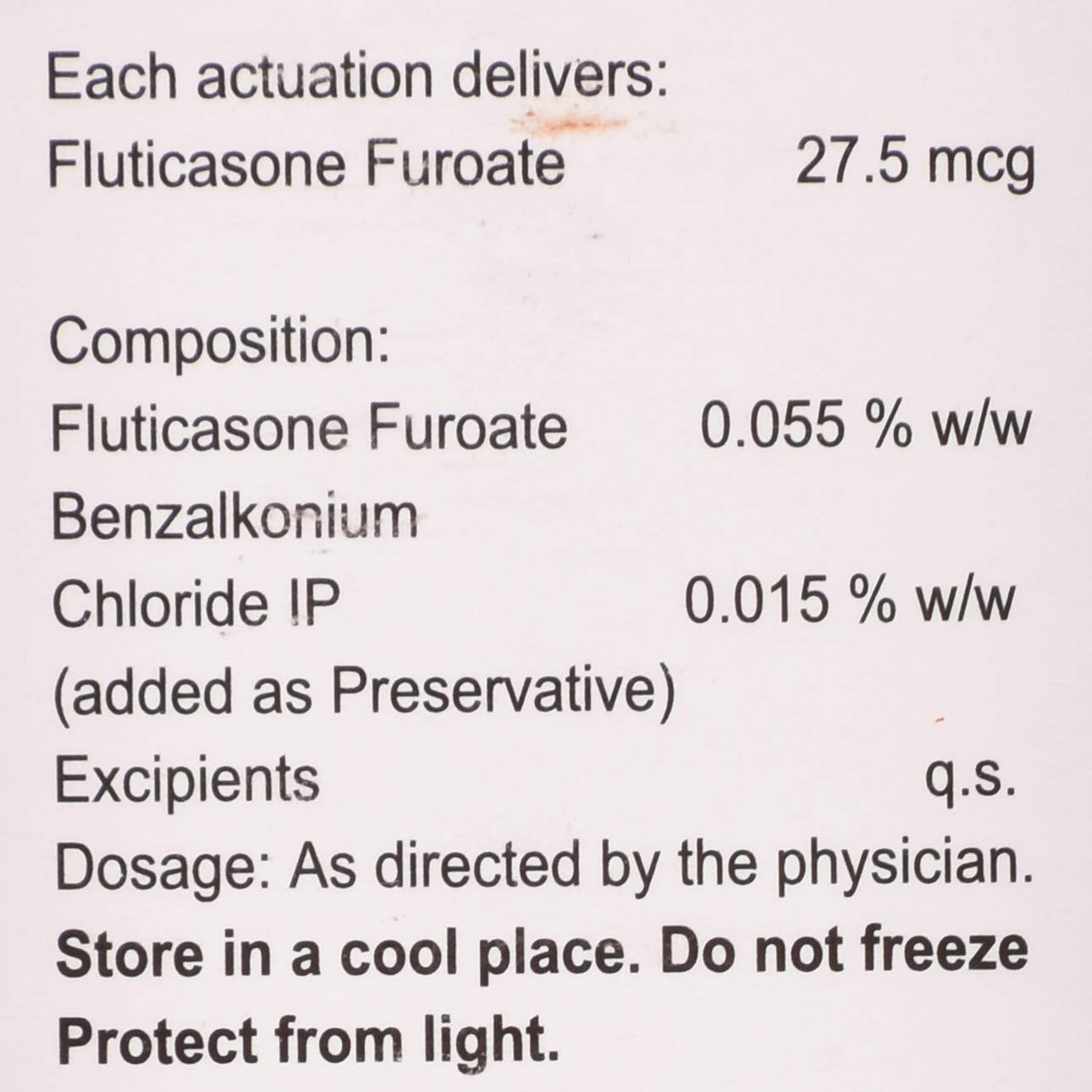 Axunil - Bottle of 9g/180 Metered Doses Nasal Spray