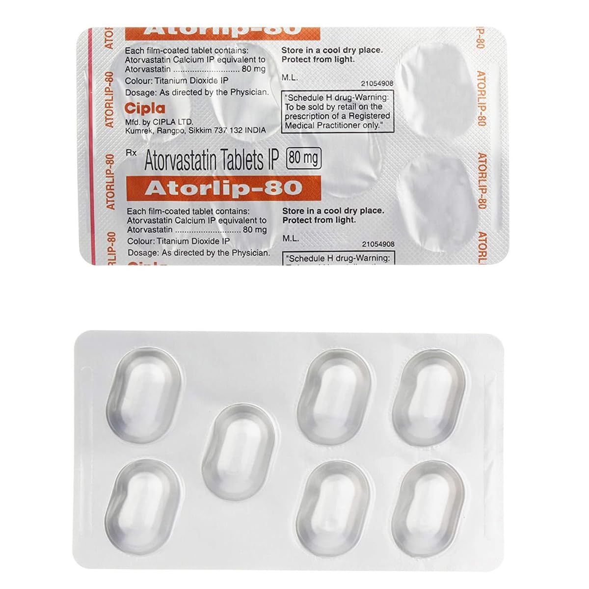 Atorlip-80 - Strip of 10 Tablets