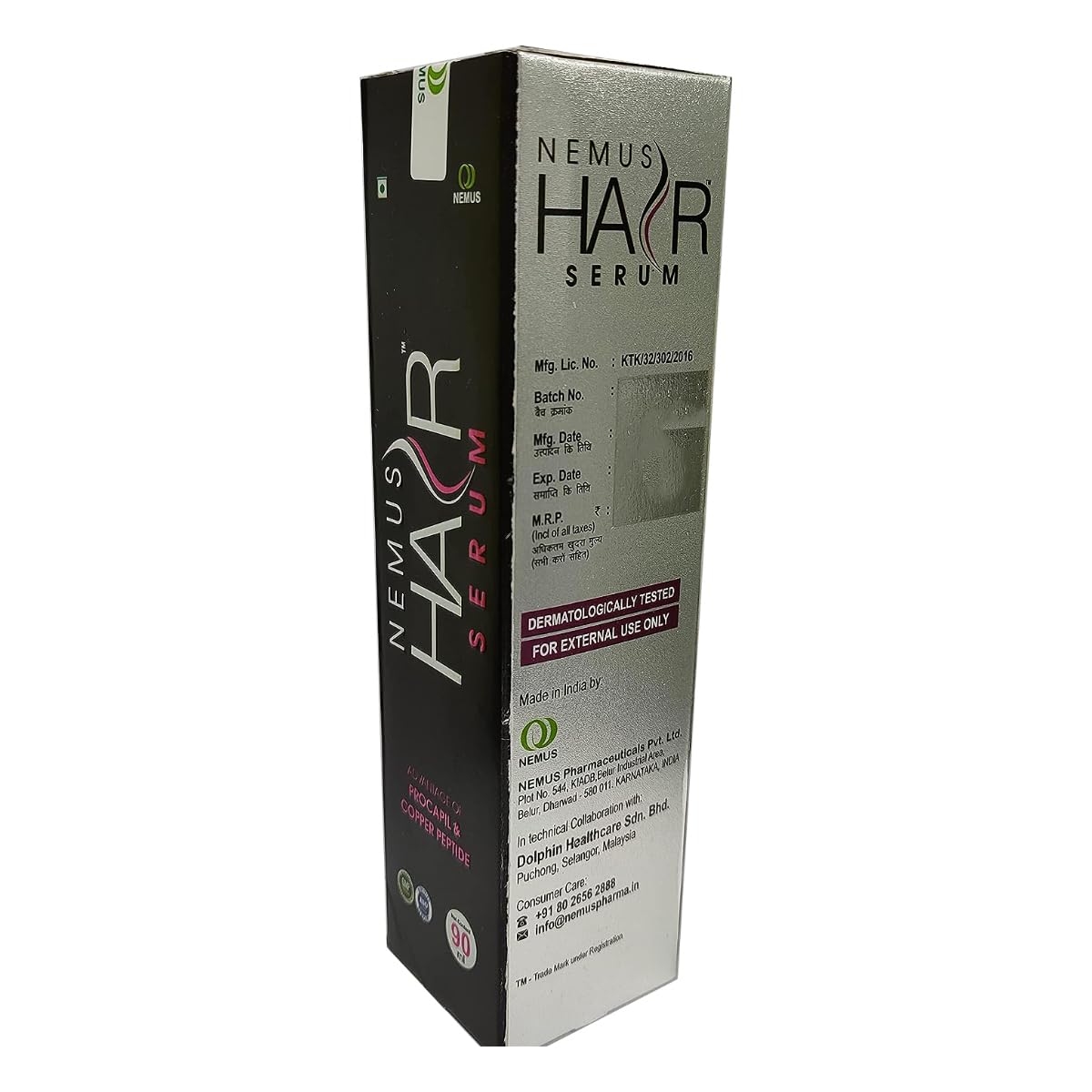 Nemus Hair - Bottle of 90 ml Serum