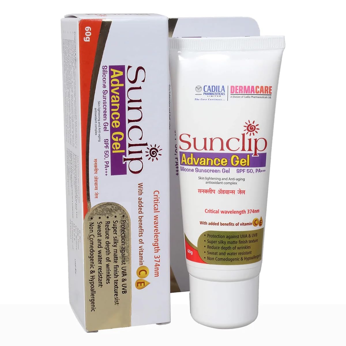 Sunclip Spf 50 - Tube of 60g Advance Gel