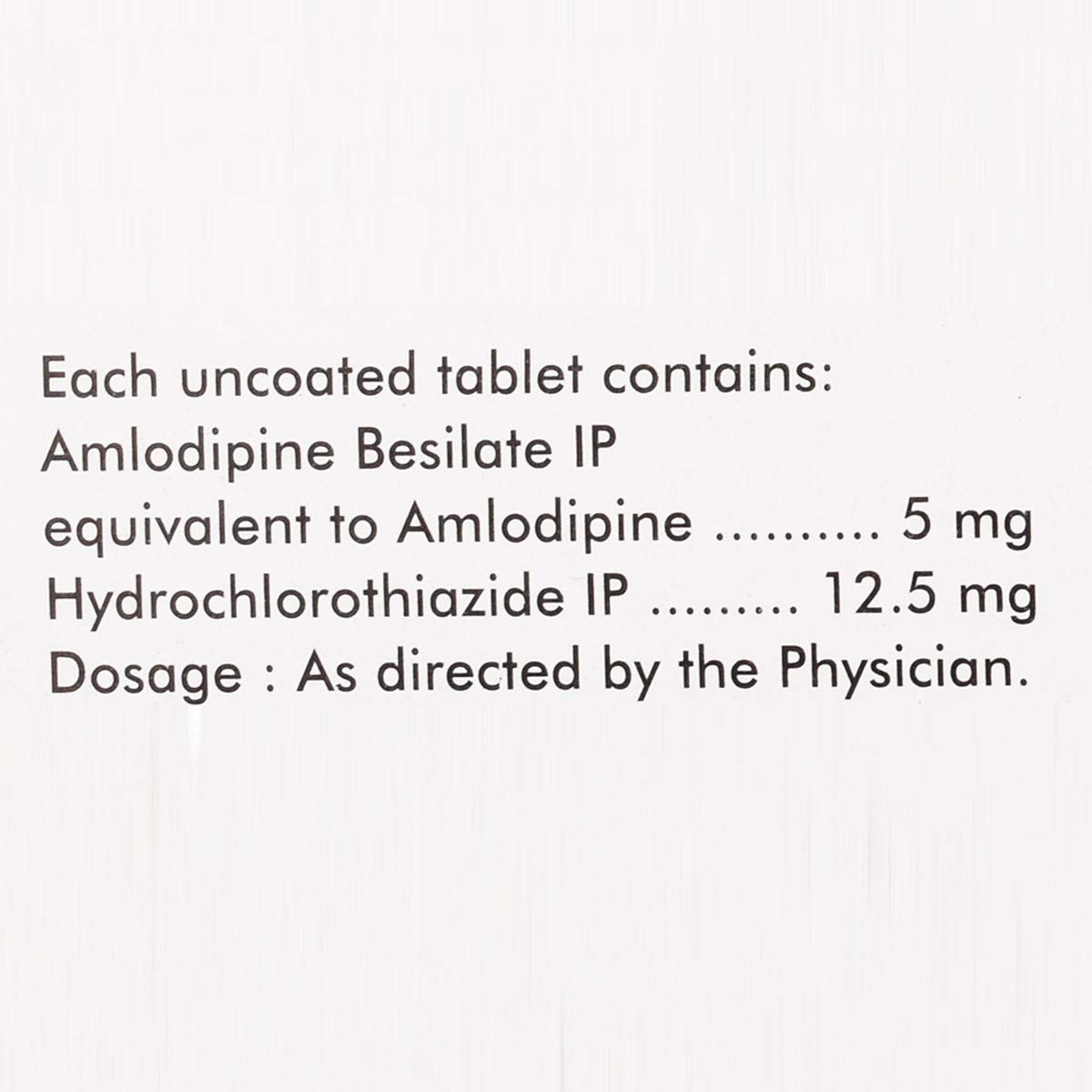 Amlong-H - Strip of 15 Tablets