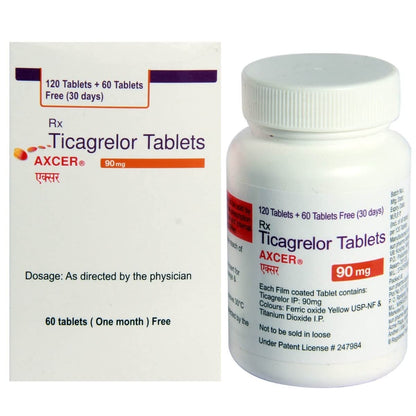 Axcer 90mg - Bottle of 180 Tablets