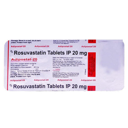 Adipostat-20 - Strip of 10 Tablets