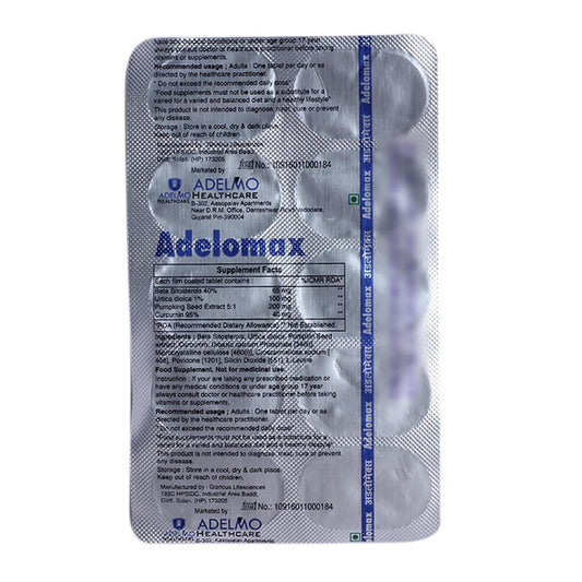 Adelomax - Strip of 10 Tablets