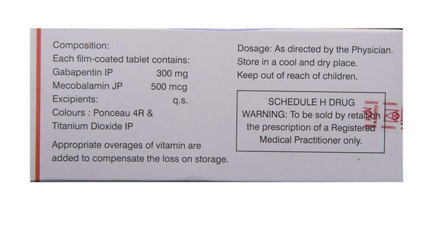 Gabaneuron - Strip of 15 Tablets