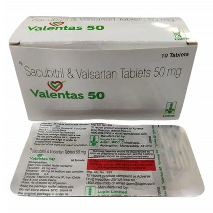 Valentas 50 - Strip of 10 Tablets