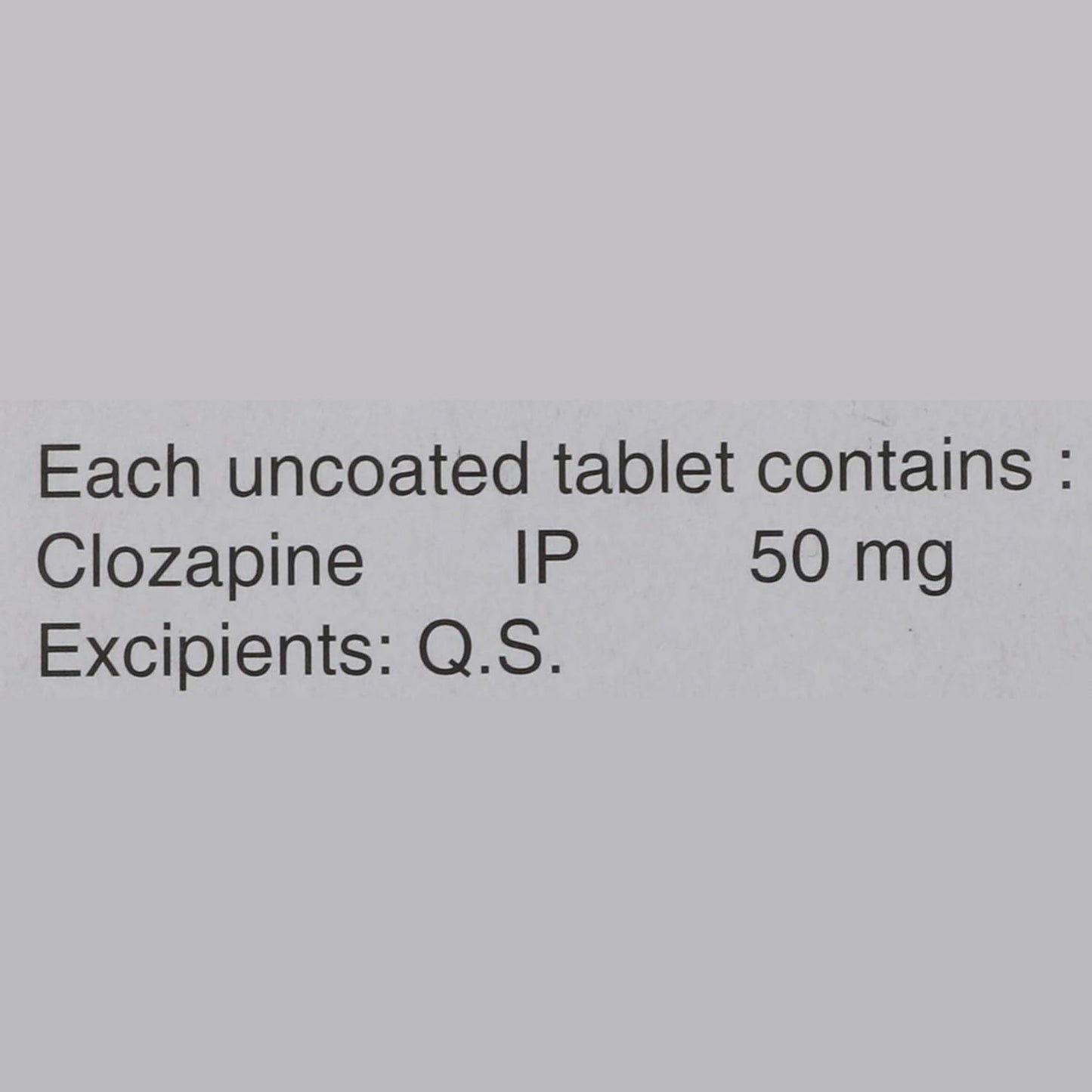 Skizoril 50 - Strip of 10 Tablets